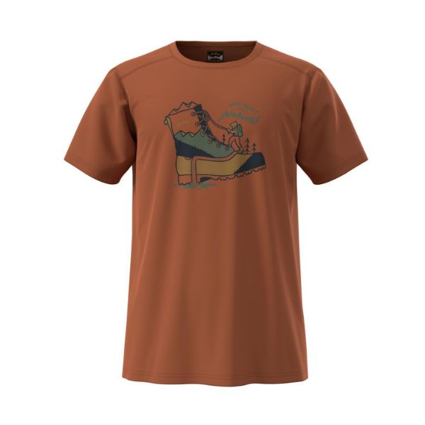 Lundhags Fulu Merino Climbing T-Shirt M Brick